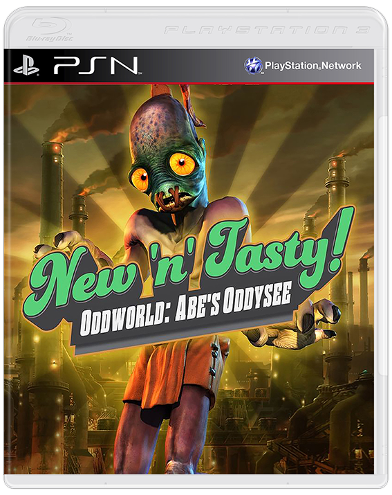 Oddworld New 'n Tasty box art for Playstation 3